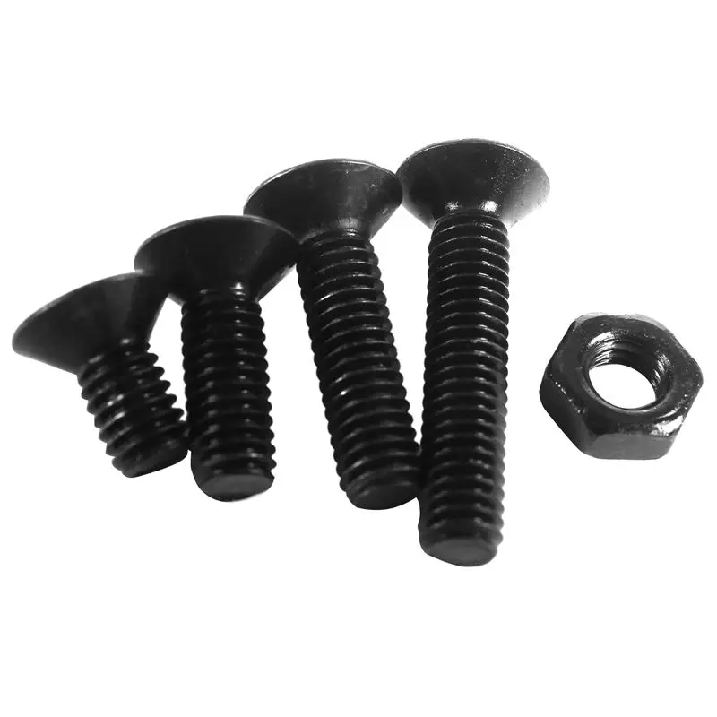 460Pcs M3 M4 M5 Alloy Steel Countersunk Flat Head Hex Socket Cap Screws Nuts Set Assortment Kit Precise Metric Bolts | Обустройство