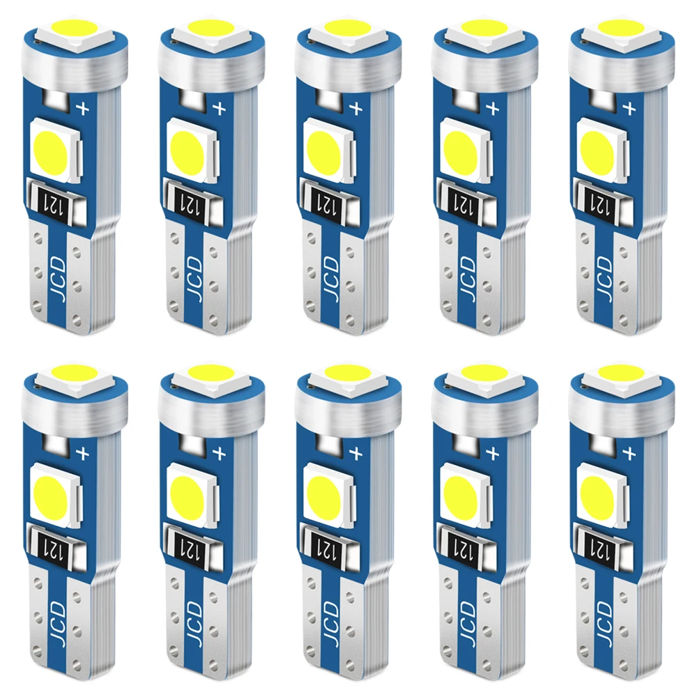 Светодиодные лампы T5 5 шт. для салона автомобиля Renault megane 2 clio duster fluence captur logan Kadjar |