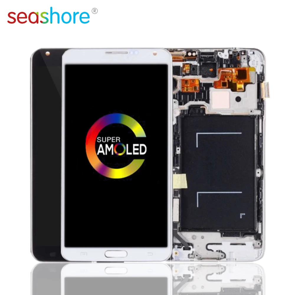 Оригинальный сенсорный ЖК экран для SAMSUNG Galaxy Note3 дигитайзер в сборе Samsung дисплей