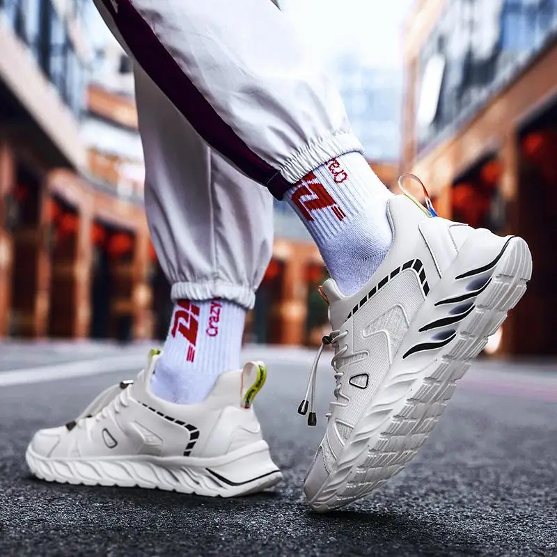 

Men Running Shoes Fashion Breathable Outdoor Sports Shoes Comfortable Leisure Athletic Training Footwear