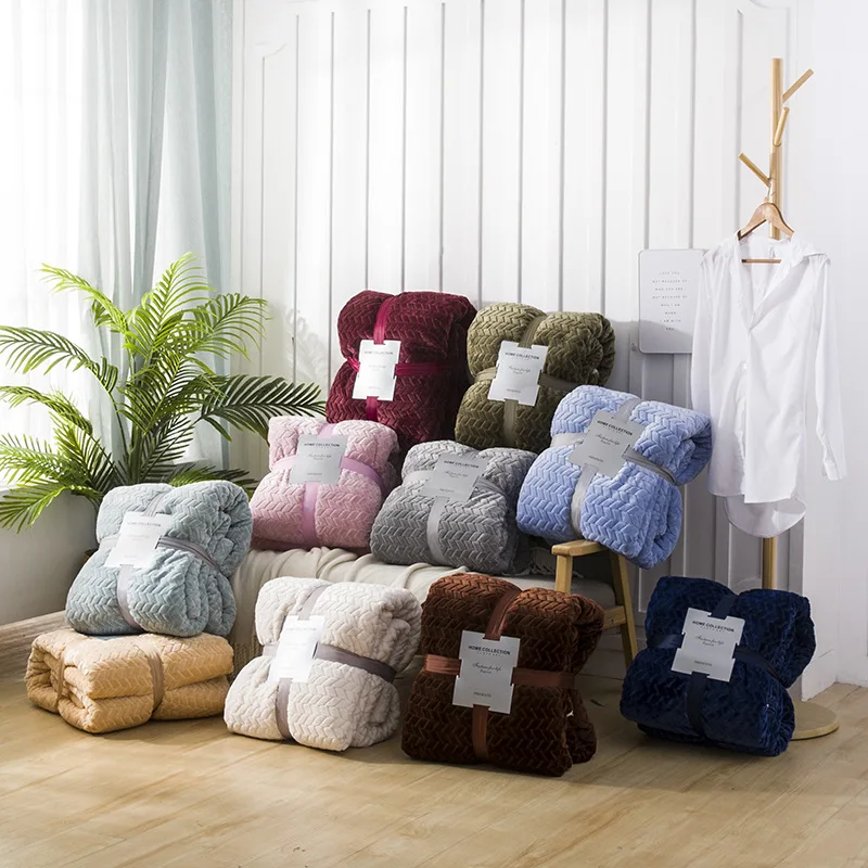 Новое супер мягкое теплое одеяло фланелевый диван для использования в офисе