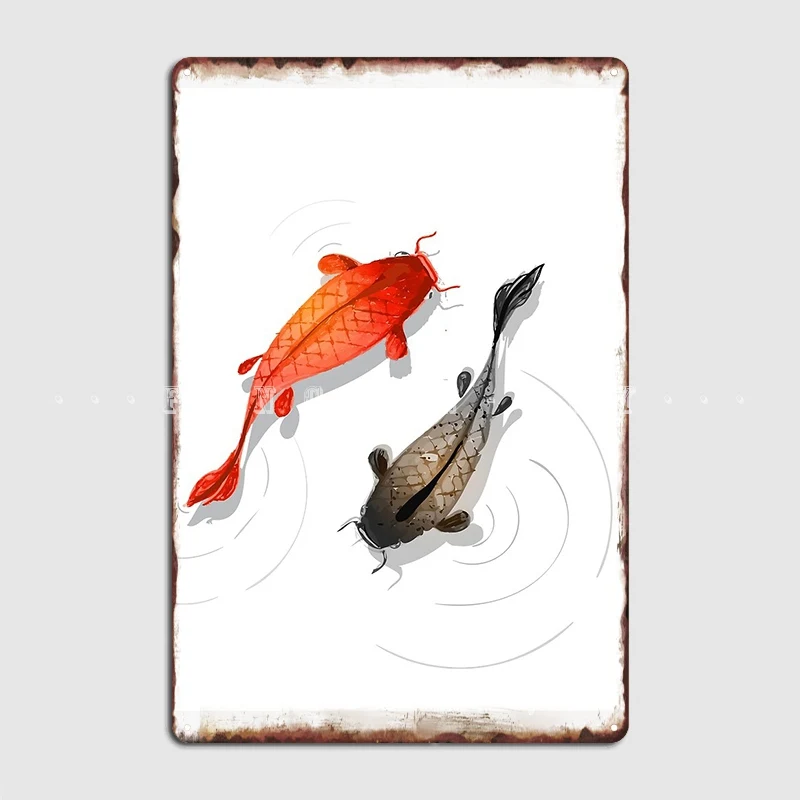 

Богатство Kois: украшение офиса, фэншуй, металлический плакат с табличкой, для кинотеатра, кухни, клуба, бара, Забавный светодиодный плакат