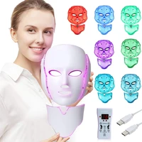 led face mask light therapy led photon mask light facial skin care anti aging skin tightening wrinkles skin rejuvenation therapy