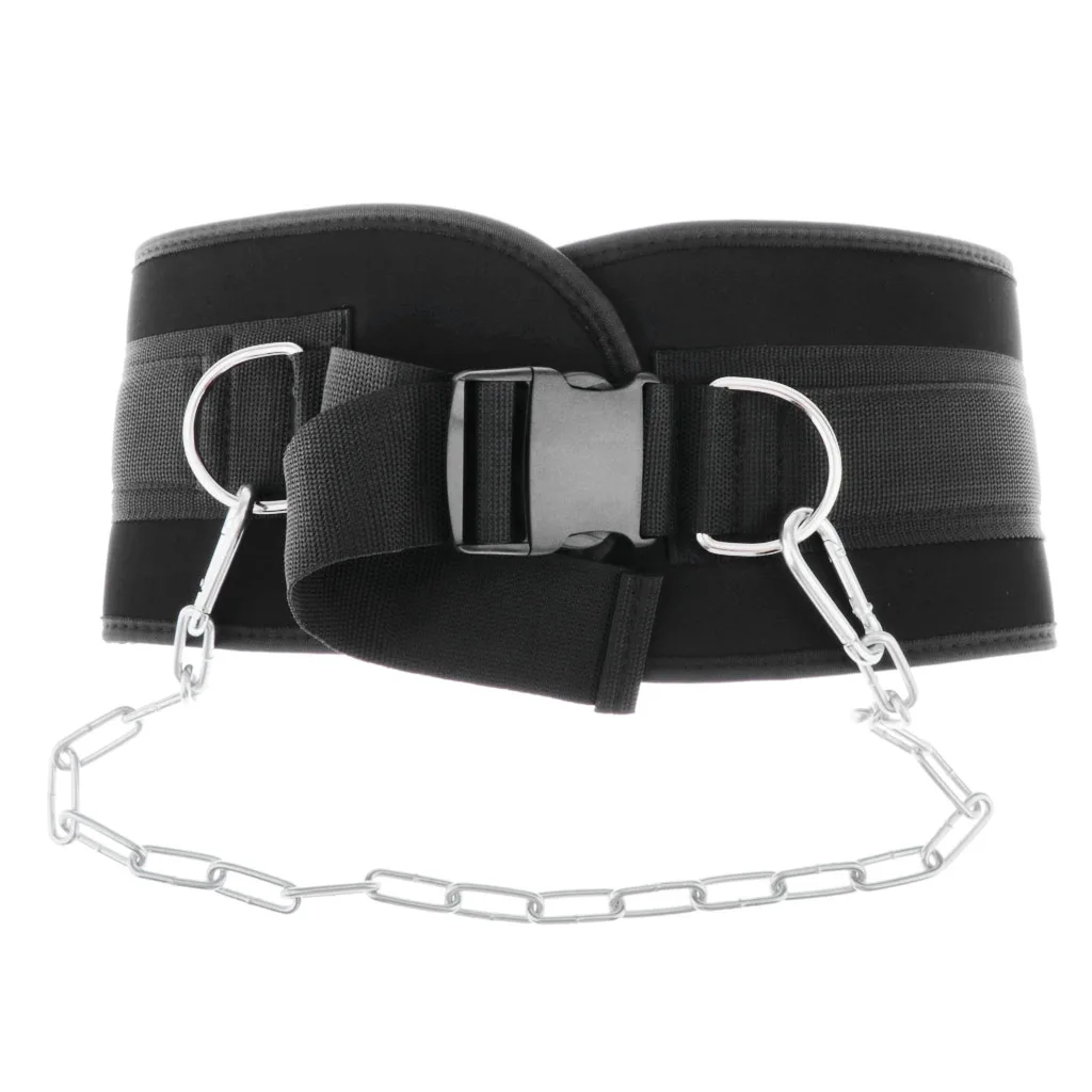 

Dipping & Pull Up Weight Belt With Chain Gym Fitness Back Support