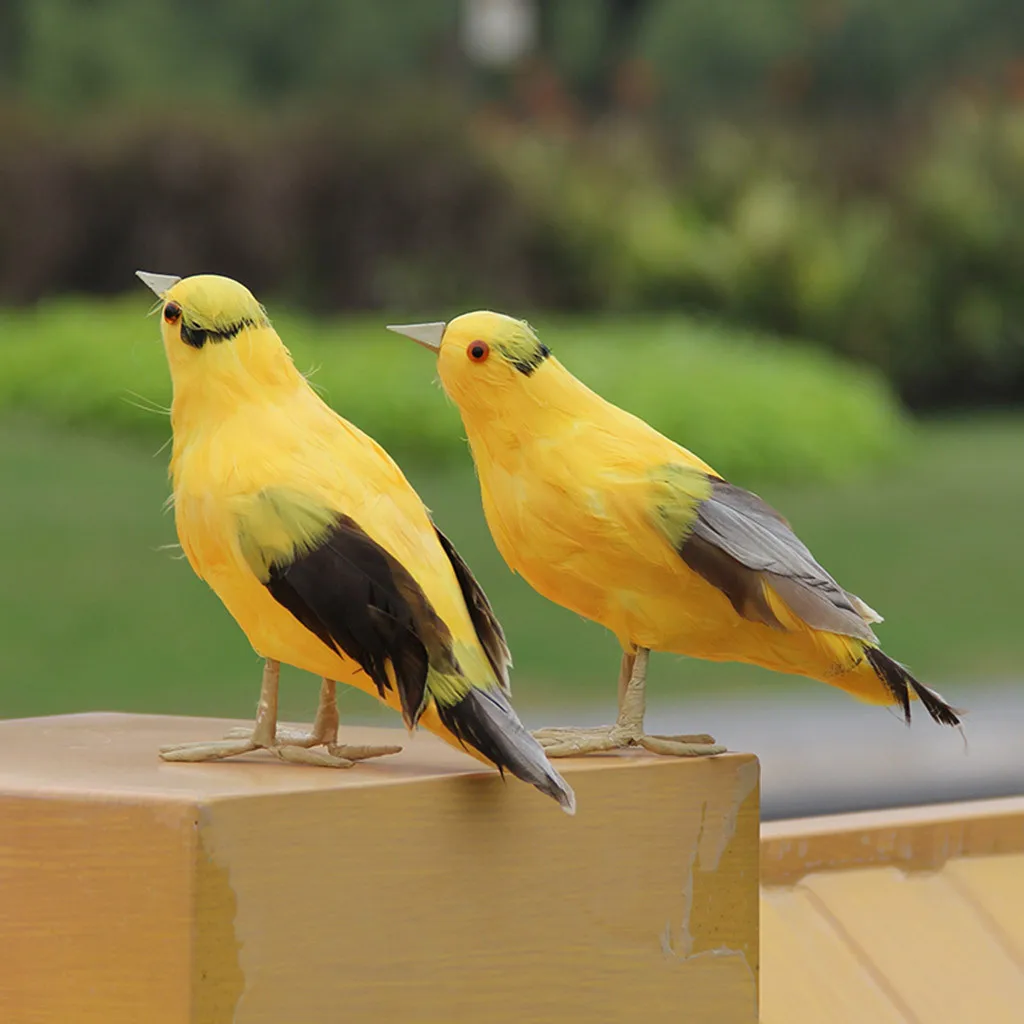 Искусственные Птицы Orioles Искусственное перо из пенопласта Свадебный декор