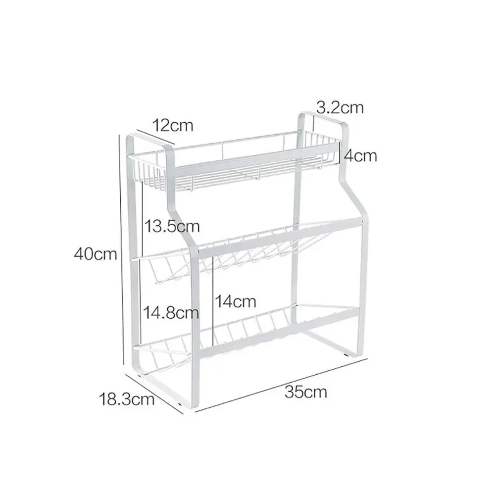 3-слойная металлическая Бытовая многослойная стойка для специй | Дом и сад