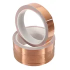 20 м односторонняя проводящая медная фольга лента клейкая лента защита от электромагнитных помех термостойкая лента