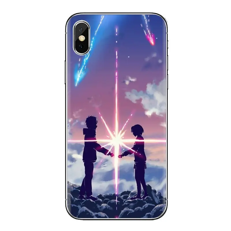 Transparent Soft Shell Covers For Samsung Galaxy J1 J2 J3 J4 J5 J6 J7 J8 Plus 2018 Prime 2015 2016 2017 anime movie your name |
