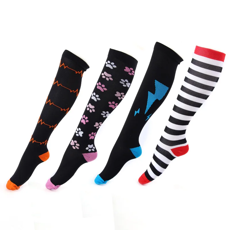 

Women's Compression Socks Elastic Comfortable Stockings Breathable Quick Dry Nylon Stocks For Sports Running Yoga Носки Женские