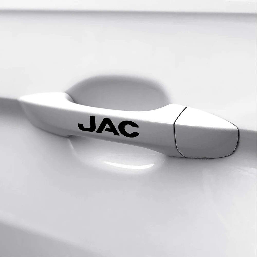 4 шт. наклейки на дверные ручки автомобиля для JAC Refine J3 J2 S5 A5 J5 J6 J4 Vapor S2 T8 аксессуары
