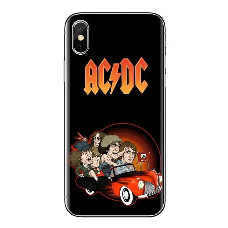 Rock Band ACDC For Huawei G7 G8 P7 P8 P9 P10 P20 P30 Lite Mini Pro P Smart Plus 2017 2018 2019 Transparent Soft Shell Cases |