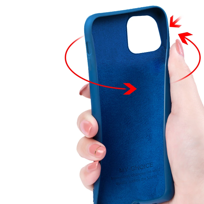 Силиконовый чехол для iPhone 11 Pro Max XS XR X max 6 6s 7 8 plus|Бамперы| |