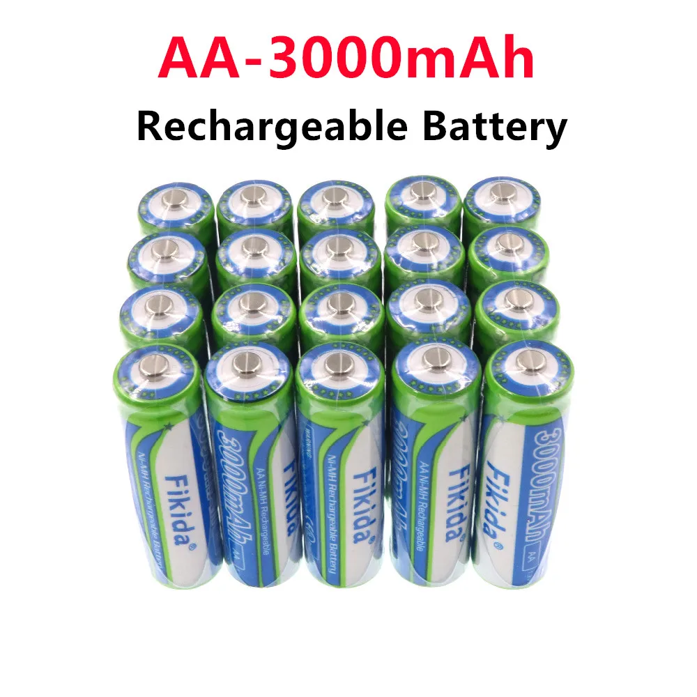 Аккумуляторная батарейка АА 100% в 1 2 мА · ч щелочные батарейки для часов игрушек