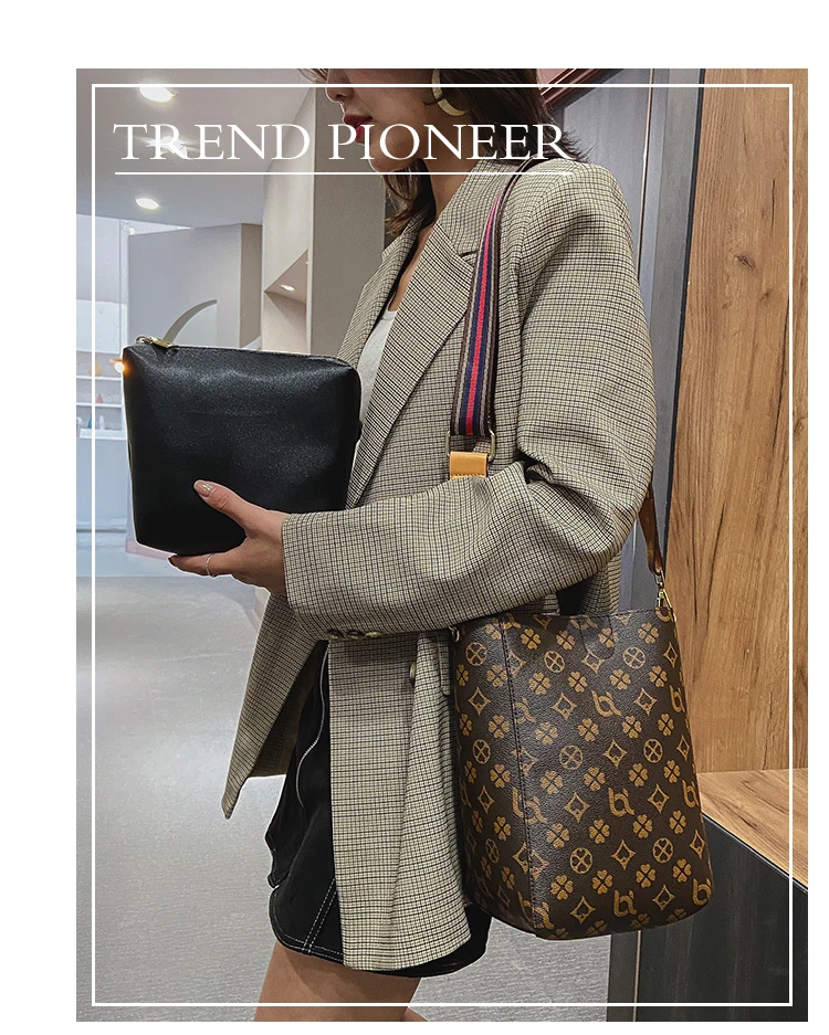 

Famous Barand High Quality Leather Shoulder Bags Famous Designer Women Handbags Large Capacity Casual Totes Louis Bags for Women