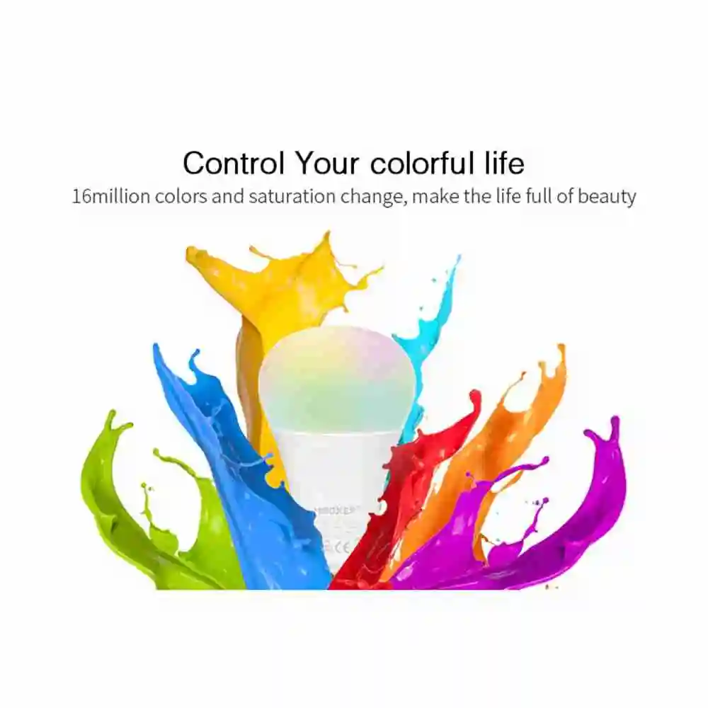 Светодиодная лампа Milight FUT105 12 Вт RGB + CCT E27 AC100 ~ 240 В 4 ГГц дистанционное управление