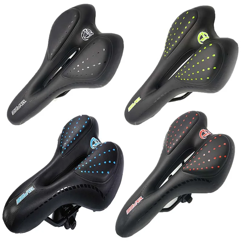 

3D Soft Silica Gel Bicycle Saddle Hollow Soft Silica Gel Racing Road Bike Seat Sport Cycling Pad Male Cyclist Cushion MTB Parts