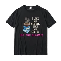 funny romance novel coffee and book lover t shirt camisas hombre t shirt design cute cotton tops shirts party for men
