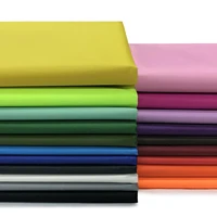 solid color 100 polyester taffeta waterproof fabric pvc coated for raincoat tent apron by meters