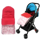 Детский спальный мешок, зимний толстый теплый чехол для ног, для коляски, ветронепроницаемый конверт, спальный мешок, аксессуары для детской коляски