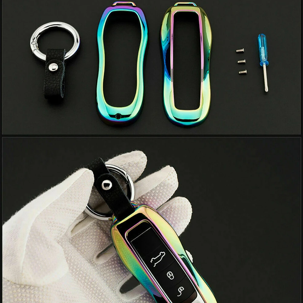 Алюминиевый Чехол для смарт ключа дистанционного управления подходит Porsche Cayenne