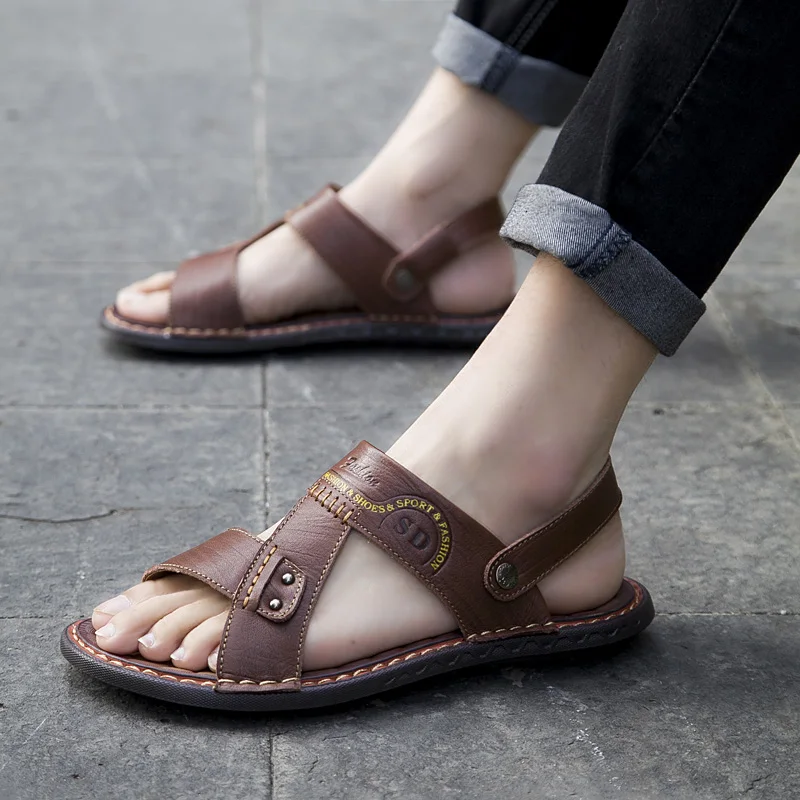

Sandalias Hombre Cuero; Sandalia Masculina; Sandales Bain Sandles Zapatos Mujer для Для мужчин босоножки Sandali Uomo; Da босоножки; Летние шлепанцы 2020
