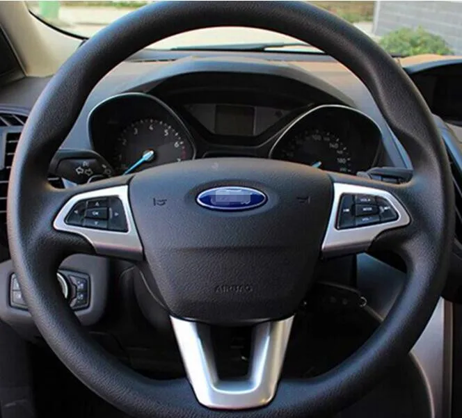 1 шт. декоративный чехол на руль автомобиля для Ford Kuga 2017|Хромирование| |