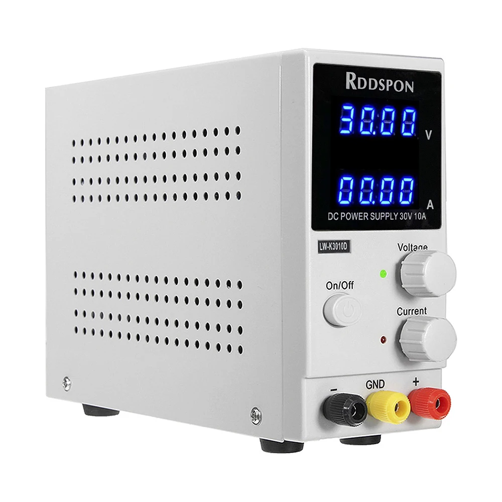 New 30V 10A Regulated DC Lab Power Supply Adjustable 4 Digital Display Switching Voltage Regulators Bench Source | Обустройство дома