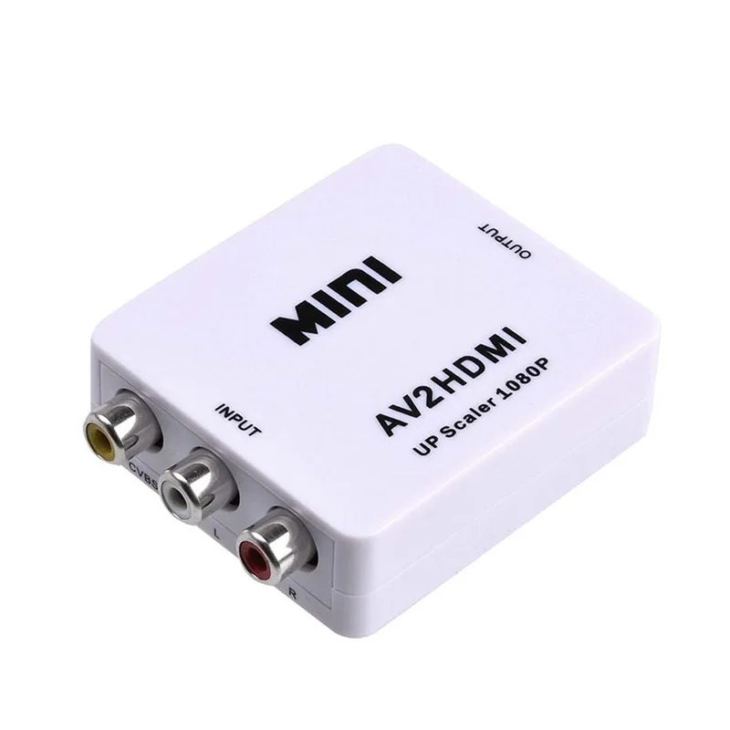 Mini AV to HDMI Video Converter Box AV2HDMI RCA CVBS Adapter for HDTV TV DVDS LHB99 | Компьютеры и офис