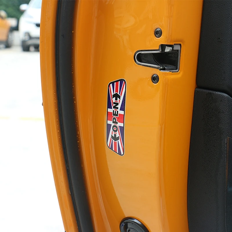 4 шт. светоотражающие предупреждающие наклейки на дверь автомобиля Mini Cooper One S JCW R56