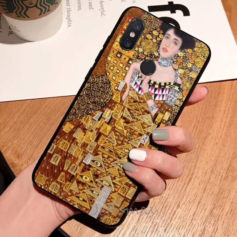 

Gustav Klimt Famous paintings Phone Case For Xiaomi Redmi note 7 8 9 t max3 s 10 pro lite