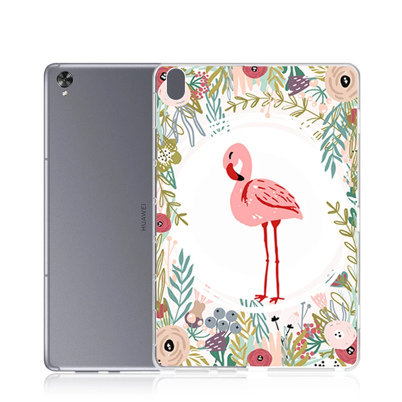Soft TPU case for Huawei mediapad M3 M5 M6 lite 8.0 8.4 10.1 10.8 10 pro Media pad painted transparent shell tablet back cover |