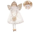 Подарки на новый год 2022, Рождественские куклы-ангелы, рождественские украшения для дома, украшения для елки, Рождество 2021, подвесные украшения