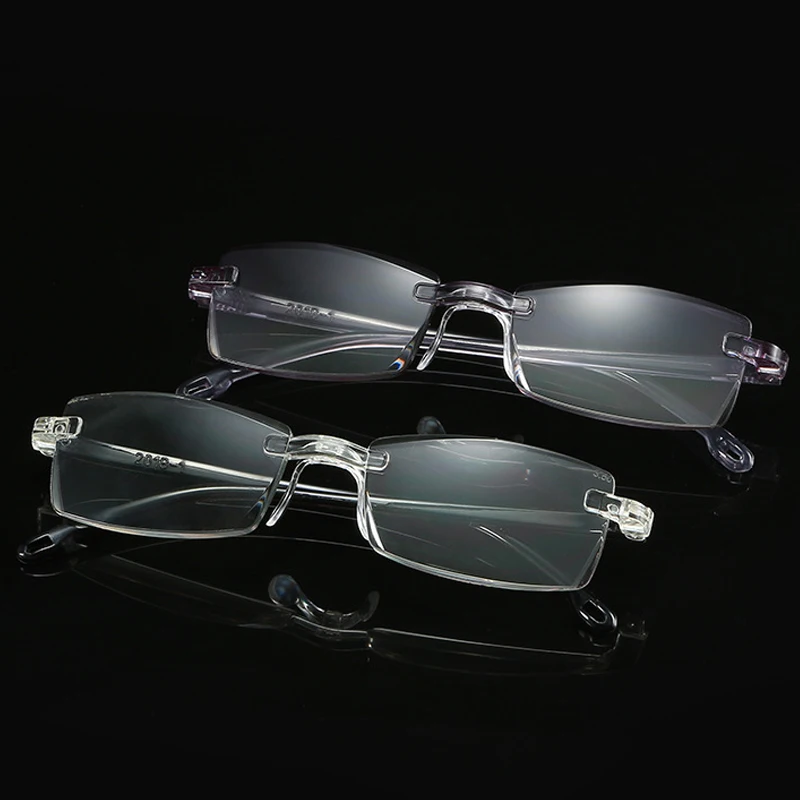 Очки бифокальные для чтения без оправы с защитой от сисветильник|Мужские очки