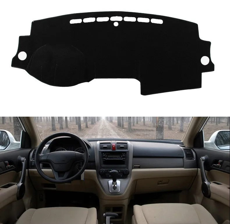 

For Honda CRV 2007 2008 2009 2010 2011 Dashboard Cover Sun Shade Non-slip Dash Mat Pad Carpet Car Stickers Interior Accessories