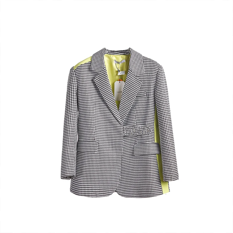 [EWQ] 2019 осень новый длинный рукав вышивка алмаз короткий пояс модный тренд женский