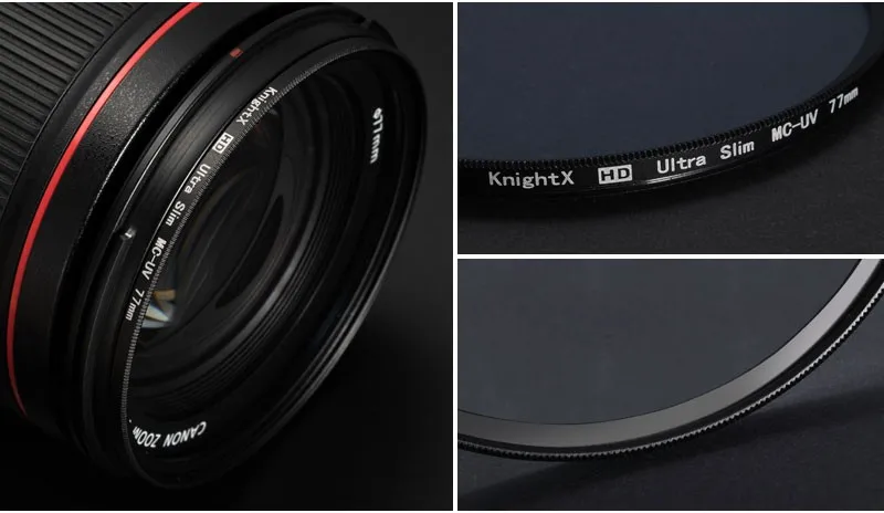 KnightX FLD UV CPL ND Star фильтр объектива камеры для canon sony nikon набор 60d d3300 400d 2000d dslr цветные аксессуары светильник d70