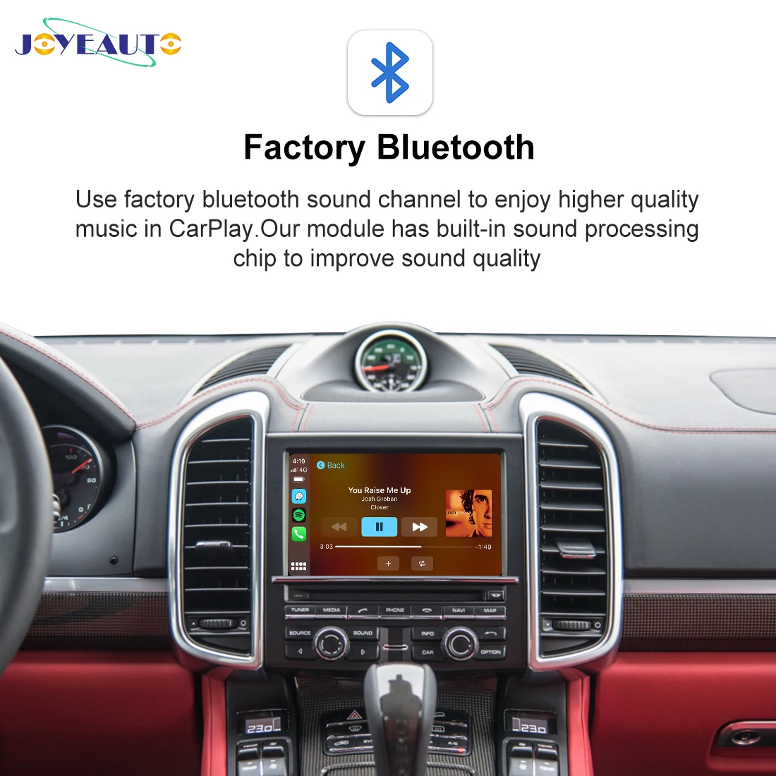 joyeauto wireless apple carplay interface for porsche cayenne 957 955 958 pcm 3 1 android auto mirroring camera car accessories free global shipping