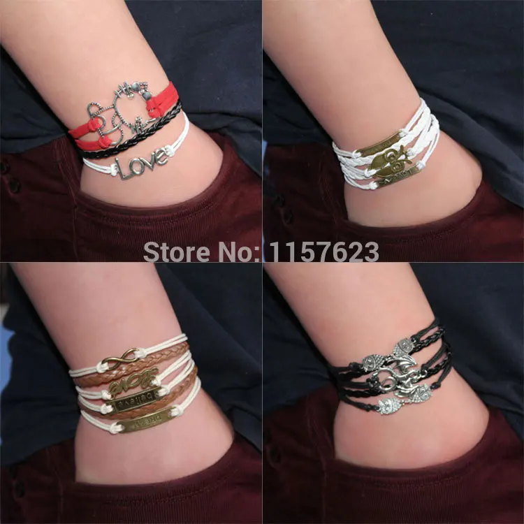 DIY Ручная работа многослойный якорь женская любовь лучший друг ручные открытки