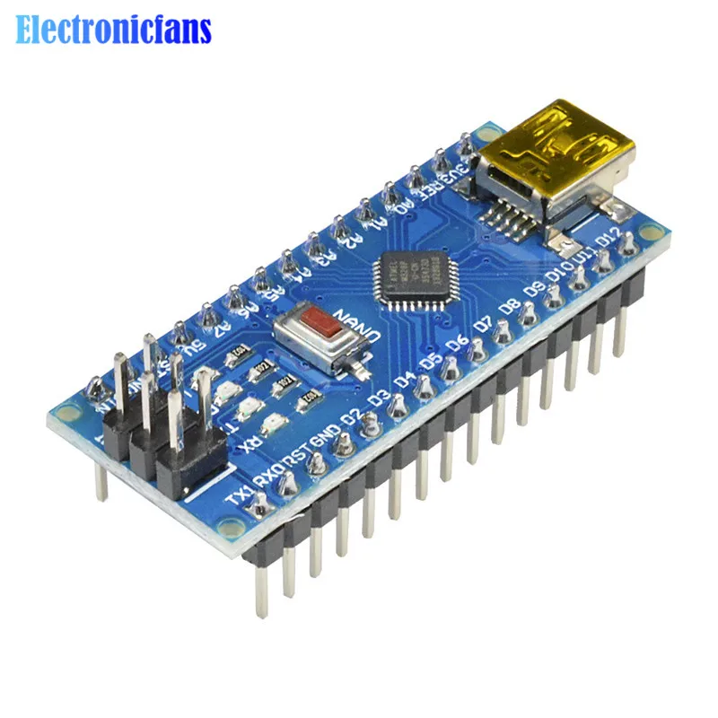 Плата драйвера микроконтроллера NANO V3.0 3 0 CH340 G CH340G Mini USB Atmega328 ATmega328P плата для Arduino 2