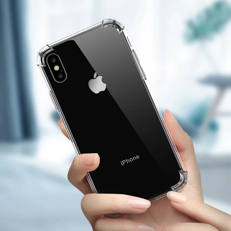 Роскошный прозрачный мягкий силиконовый чехол для телефона для iPhone 6S 6S 7 7S iPhone 8 Plus X 10 11 Pro XR XS Max 5 5S 5SE