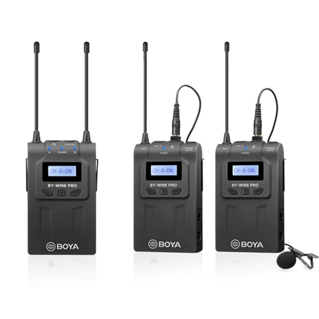 WM8Pro K2 BOYA BY-WHM8 Pro ручной микрофон UHF Беспроводной однонаправленный динамический микрофон передатчик для сценической пленки ENG BY-WM8 профессиональный приемник - Цвет: WM8Pro K2