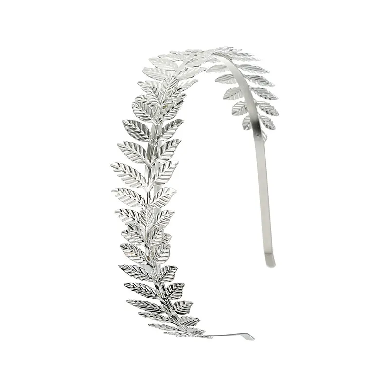 Повязка для волос с листьями женская милый свадебный аксессуар элегантная тиара