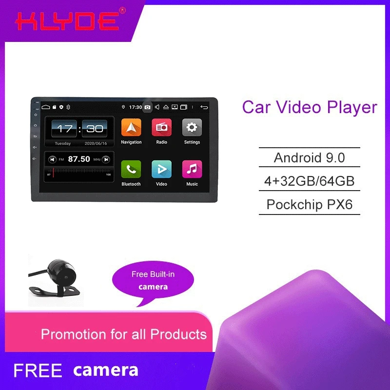 Авторадио 2 Din Android 10 0 Автомобильный gps навигатор Универсальный мультимедийный