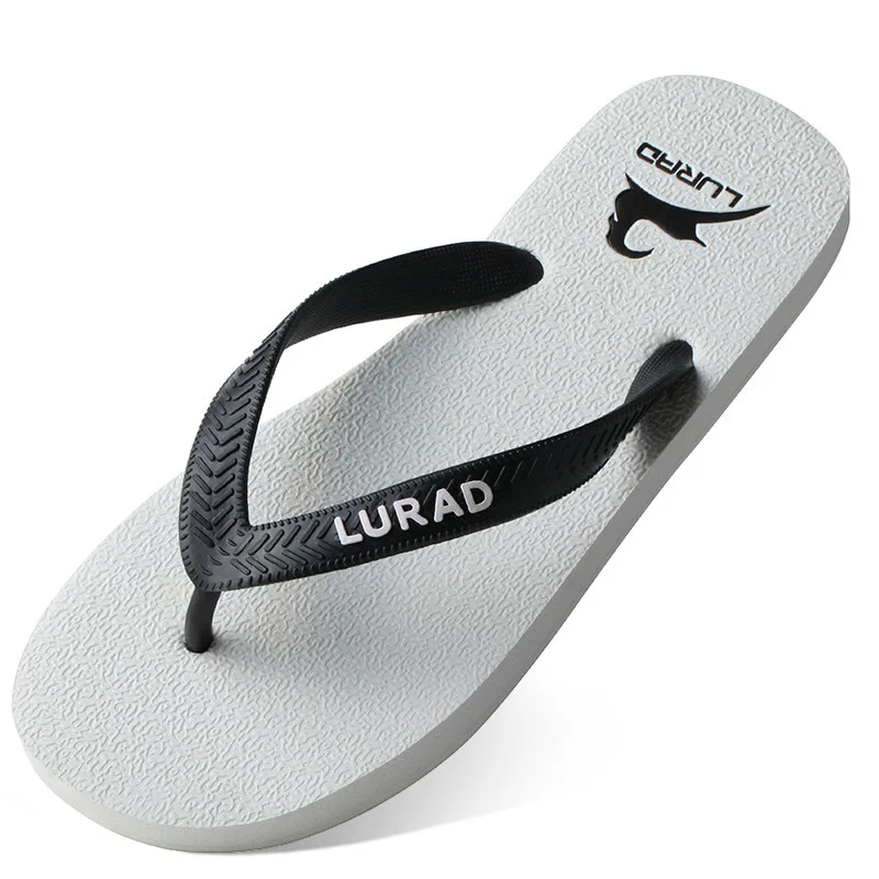 Новинка 2019 года мужские тапочки нескользящие повседневные Вьетнамки сезон лето