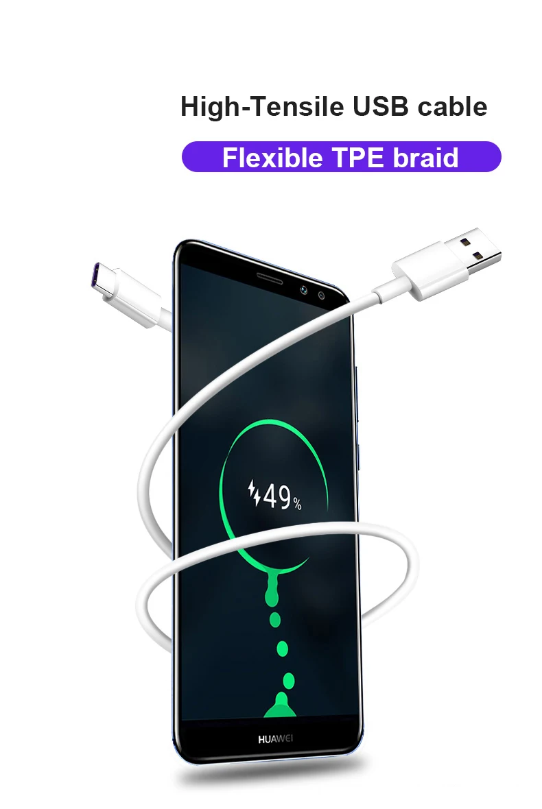 5A Supercharge type-C кабель для huawei P30 Pro P20 Lite mate 20 P10 провод для быстрого заряда для SAMSUNG S10+ S9 XIAOMI MI9 MIX3 2S