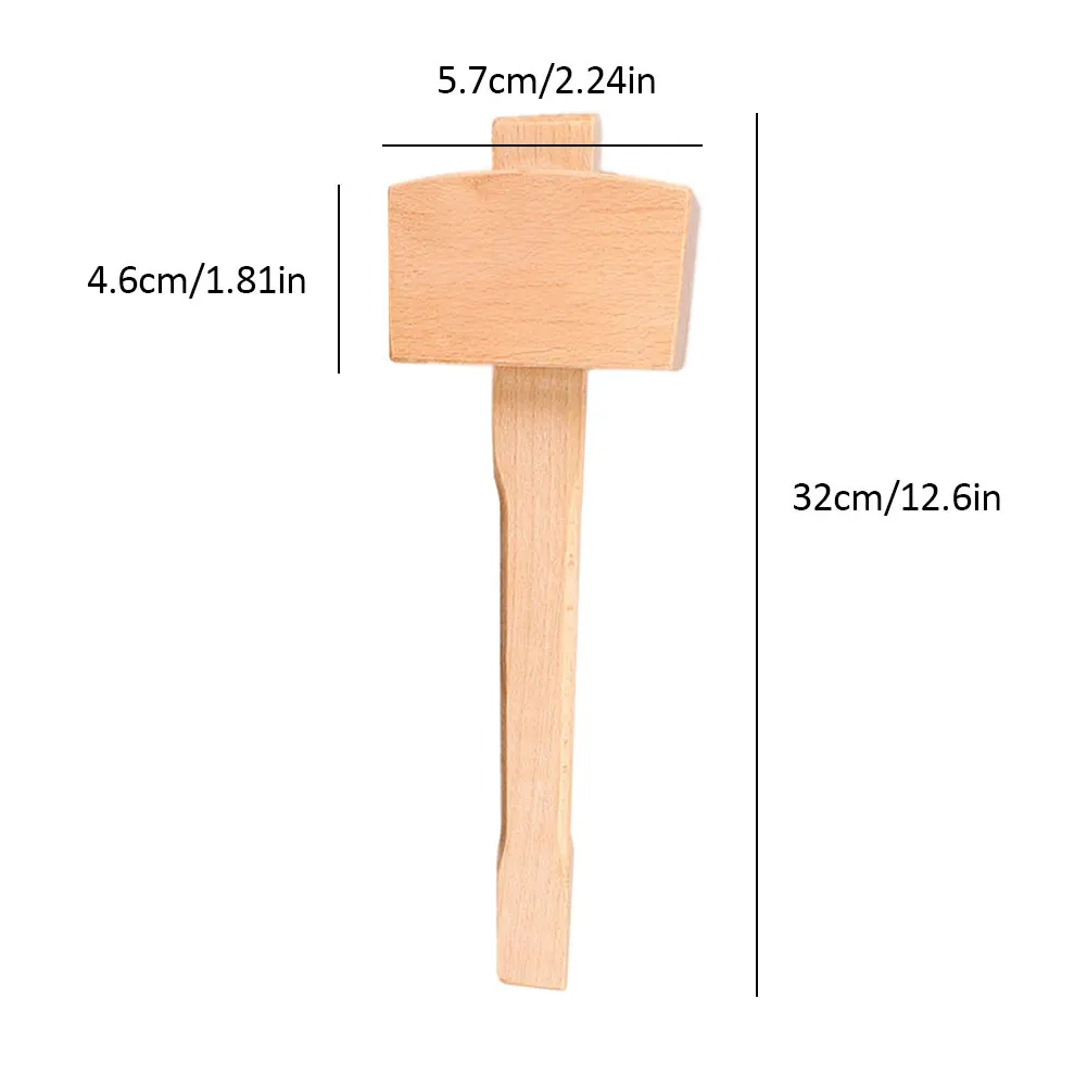 

Quality Beech Solid Carpenter Beech Wood Mallet Solid Carpenter Carving Hammer Woodworking Hand Tool With Handle WoodworkingTool