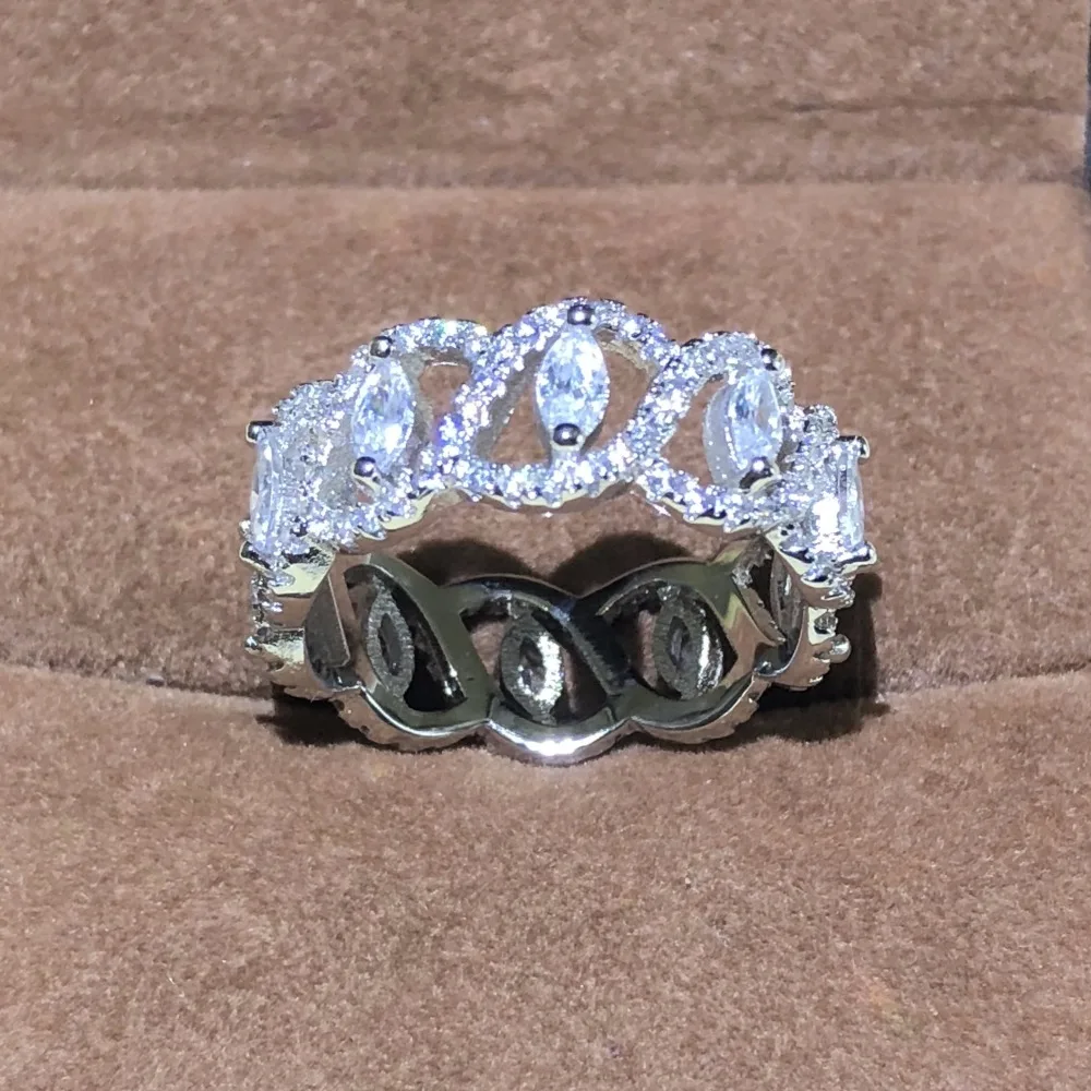 Роскошные ювелирные изделия с натуральным камнем CZ бренд из стерлингового