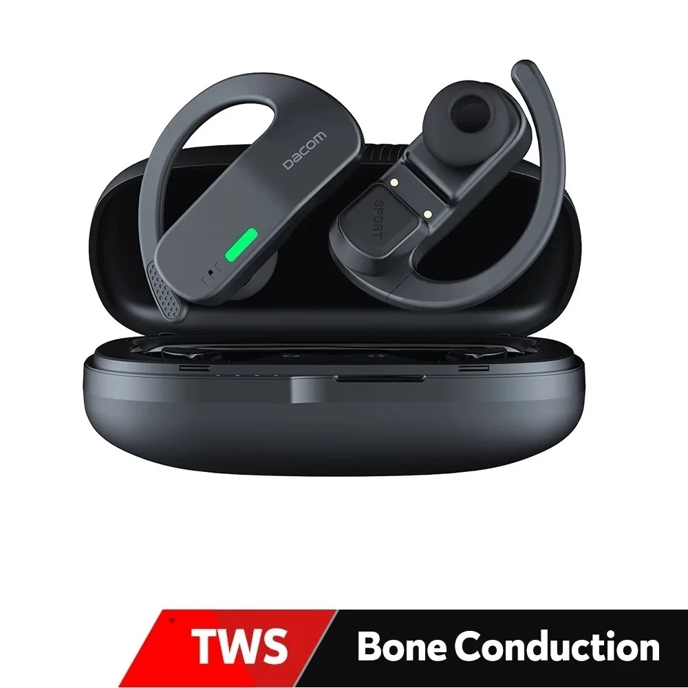 TWS-стереонаушники DACOM Bonebuds с костной проводимостью водонепроницаемые поддержкой