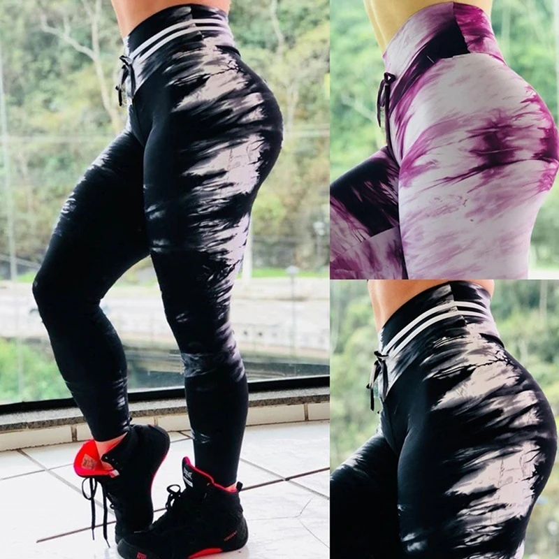 

2021 Women High Waist Leggings Ladies Digital Printing Fitness Leggings Casual Sports Breathable Pants Women's Clothing