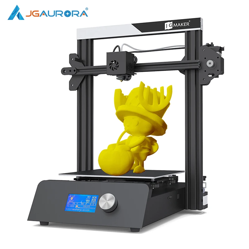 JGAURORA, 3d принтер, JGMaker, волшебная алюминиевая рама, Набор для творчества, большой размер печати, 220x220x250 мм, повторное отключение питания, печать 3D Drucker